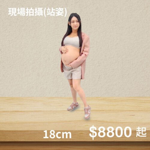 3D真人公仔(單人站姿)-18公分